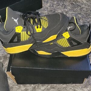 Jordan Kids Sneakers Black Yellow